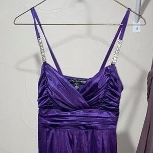 City Triangles Purple Prom Homecoming Dress